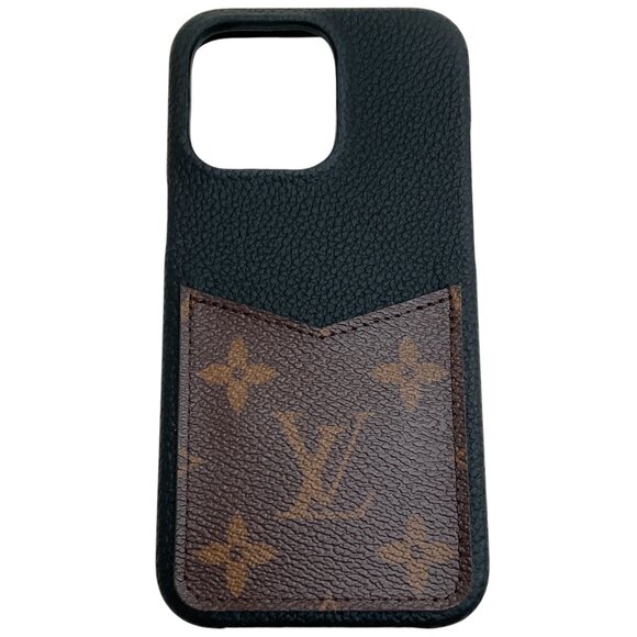 Louis Vuitton Black Mono Pocket iPhone 13 Pro Case - Picture 2 of 5